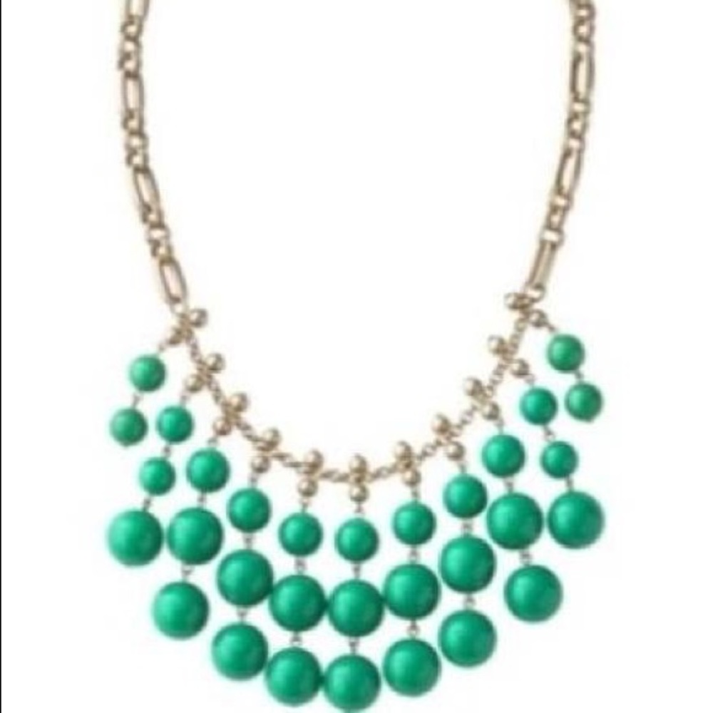 Stella and Dot Kelly green Jolie necklace
